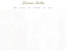 Tablet Screenshot of lorenasarbu.com